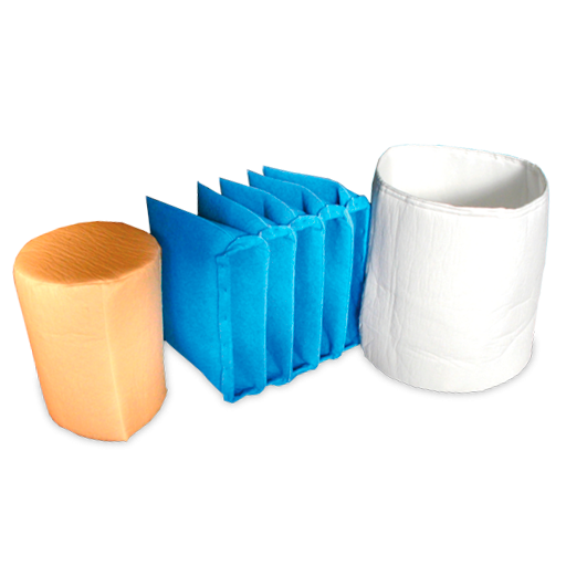 Custom made filter cuts and bags